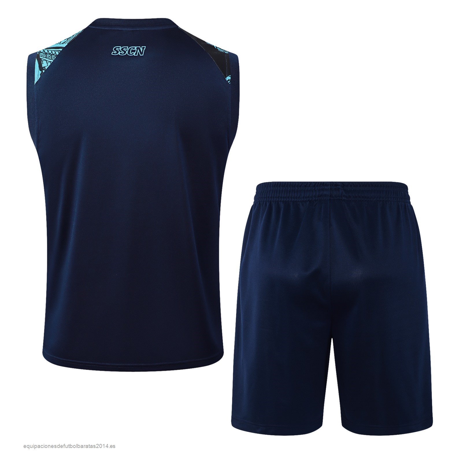 Nuevo Entrenamiento Sin Mangas Conjunto Completo Napoli 24/25 I Azul Baratas